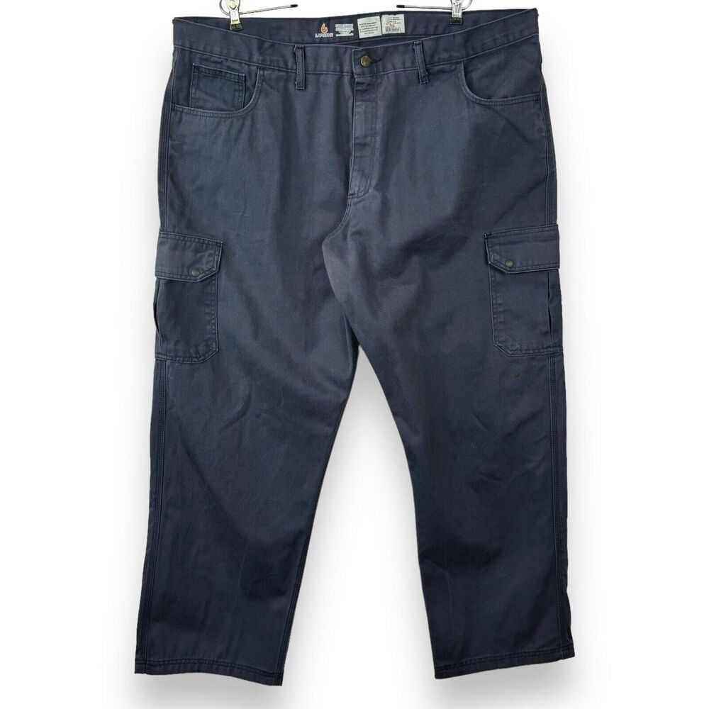 LAPCO FR Cargo Pants CAT 2 Cotton Twill 44x32 Navy Flame Resistant